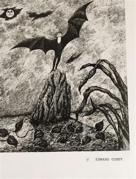 Edward Gorey *Dracula Illustration* (reproduction)* Suitable for Framing! | #1869036886