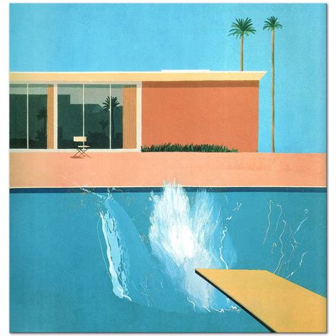 David Hockney A Bigger Splash Art Print | CANVASTAR