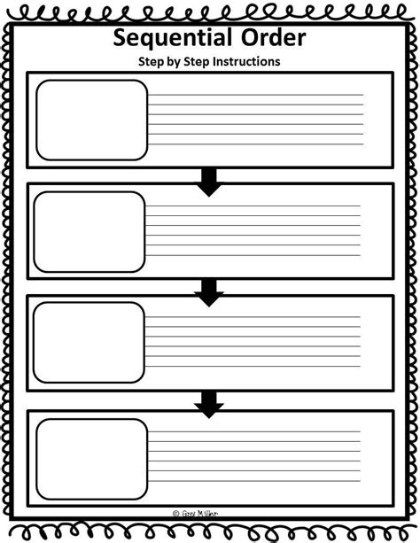 Sequence Graphic Organizer Printable Graphic Organizers Flow Chart | My ...