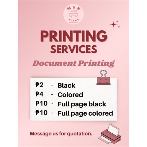 Document Printing | Printing Services | Shopee Philippines