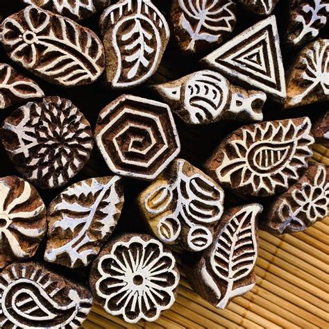 Wood pottery Stamps Set of 10 Hand carved pattern/texture | Etsy in 2021 | Clay texture, Clay ...