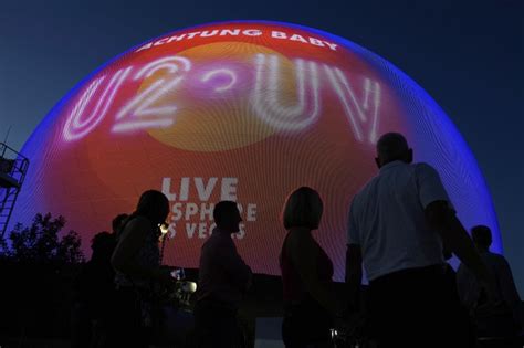 U2 concert uses stunning visuals to open massive Sphere venue - Vegas ...