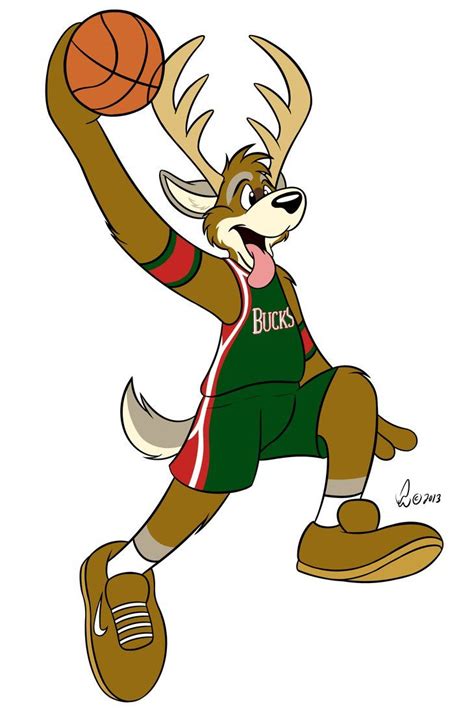 NBA Mascots - Bango the Buck | Mascot, Sports drawings, Sports theme