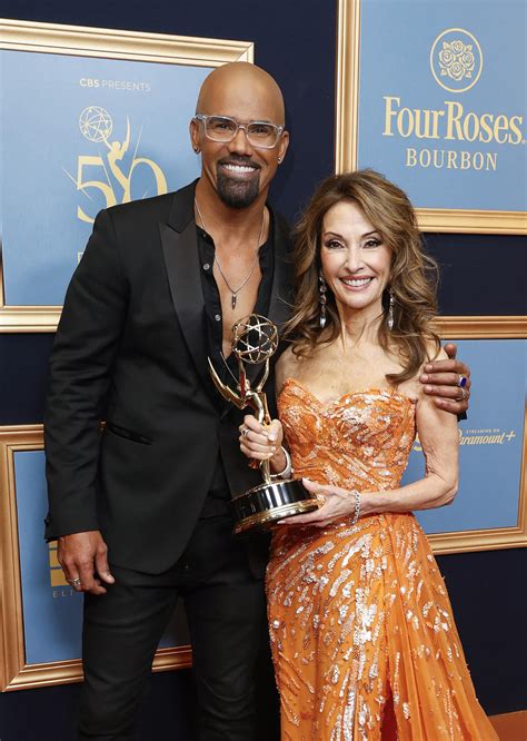 Susan Lucci receives award from Shemar Moore at Daytime Emmys, re ...