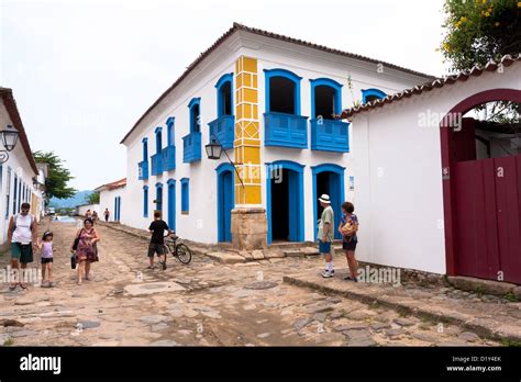 Paraty Historic Center District, State of Rio de Janeiro, Brazil Stock ...