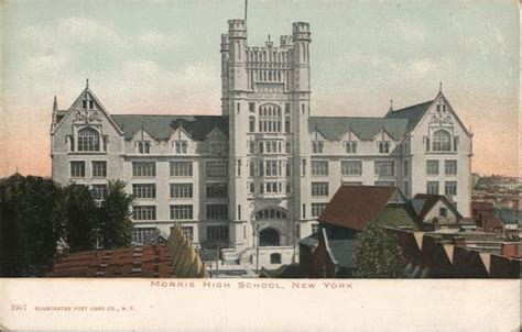 Morris High School Bronx, NY Postcard