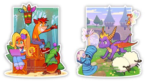 Crash and Spyro by DAV-19 on DeviantArt