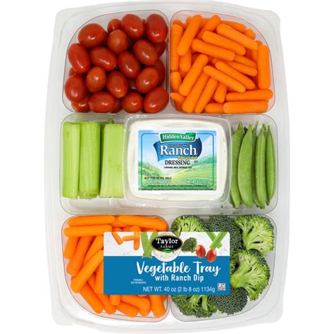 Taylor Farms® Vegetable Tray With Ranch Dip 40oz | Shop | A&J Market