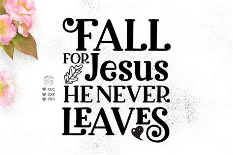 Autumn Jesus Svg, Fall for Jesus Cut File and Sublimation File, Jesus ...