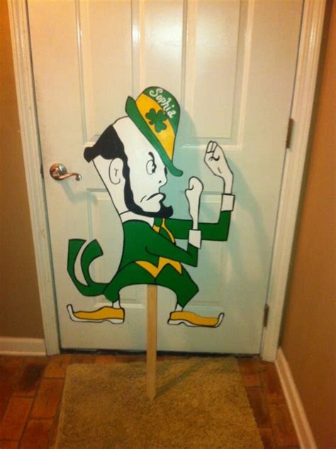 Notre Dame Mascot by CustomSignsForYou on Etsy