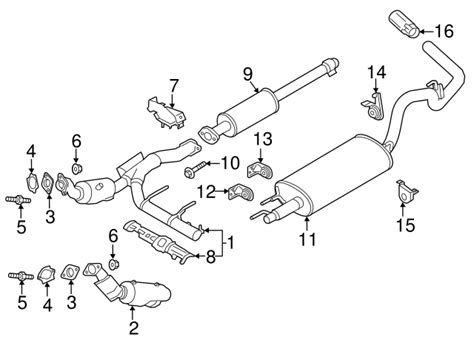 Ford Dealership 2015-2017 Ford F-150 Catalytic Converter GL3Z-5E212-A | Ford Parts Catalog