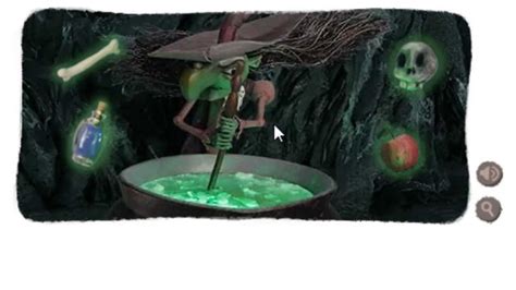 Halloween Witch Google Logo (Doodle Halloween 2013) - YouTube