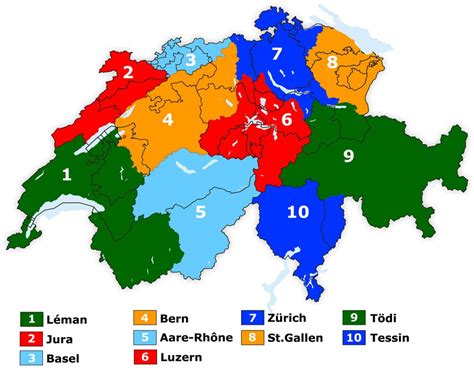 10 Kantone genügen für die Schweiz – diese Karte zeigt, wie das ...