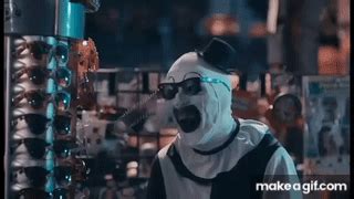 Terrifier 2 : Halloween Shopping Scene -- Art the clown #terrifier #horrorstory on Make a GIF