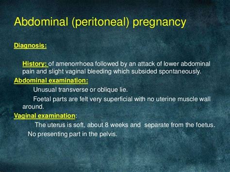 Ectopic pregnancy