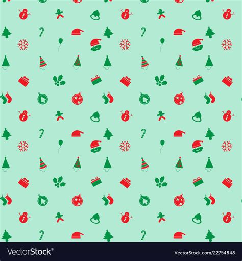 Cute retro christmas background Royalty Free Vector Image