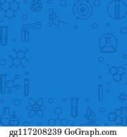 20 Chemistry Vector Blue Modern Square Outline Frame Clip Art | Royalty Free - GoGraph
