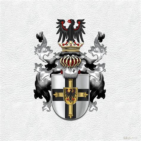 Teutonic Order - Coat Of Arms - Digital Art by Serge Averbukh | Coat of arms, Knight art, Red ...