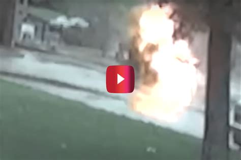 SUV Bursts Into Flames After Propane Tank Explodes - alt_driver