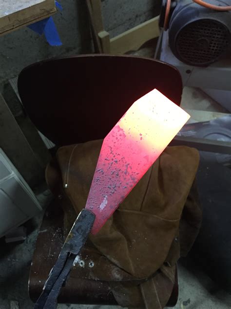 First knife in the new forge! - Knife Making - I Forge Iron