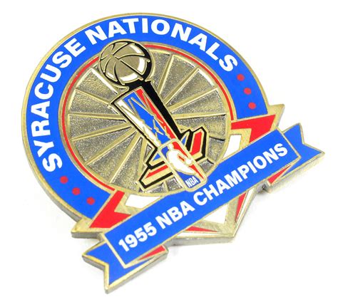 Syracuse Nationals 1955 NBA Champions Pin - Limited 1,000