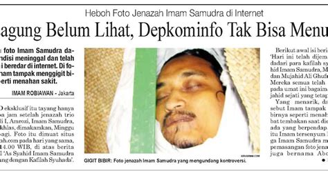 Heboh Foto Jenazah Imam Samudra | Ruang Baca