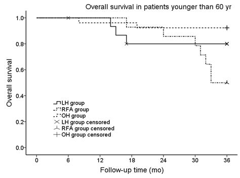 Overall survival in patients within different age ranges (a) The 3-year ...