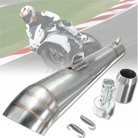 48.8MM Modified motorcycle exhaust pipe stainless steel fried tube exhaust pipe than 150cc less ...