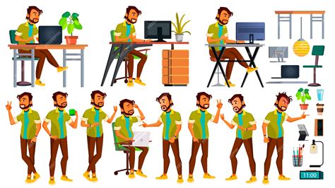 Premium Vector | Office worker