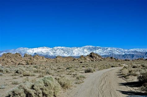 Inyo Mountains seen from Southern Alabama Hills : Photos, Diagrams ...