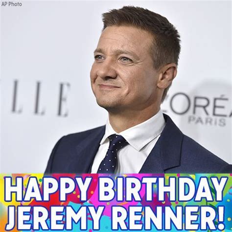 Jeremy Renner's Birthday Celebration | HappyBday.to