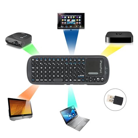 2.4G Mini Wireless Keyboard Mouse Touchpad 3 in 1 Combo For Xbox 360 ...