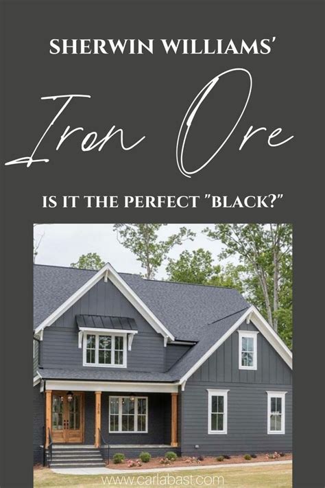 Sherwin Williams Iron Ore: A Review | Carla Bast Design | Exterior ...