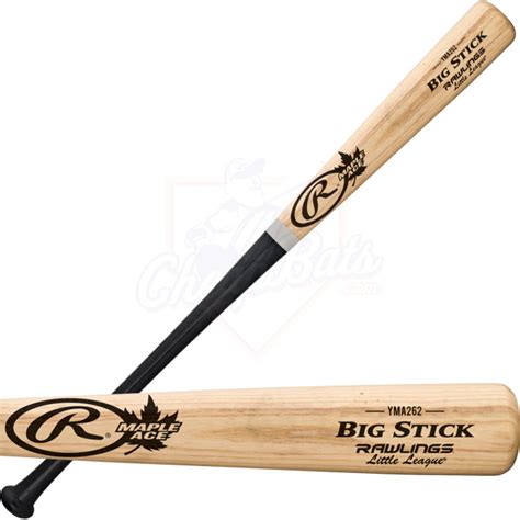 Rawlings Maple Ace Big Stick Wood Baseball Bat Youth YMA262