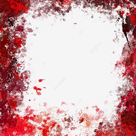 Blood Splatter PNG Image, Halloween Blood Splatter Frame, Blood ...