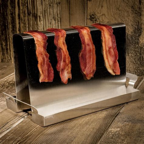 10 X 4-Inch Stainless Steel Bacon Grilling Rack - CC3123 : BBQGuys