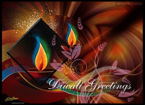 50 Beautiful Diwali Greeting cards Design and Happy Diwali Wishes