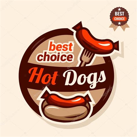 Hot dog logo — Stock Vector © Chistoprudnaya #69088737