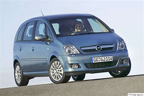 Opel - Meriva A (Facelift 2006) - 1.3 CDTI (75 Hp) (Diesel) 2006/2009 ...