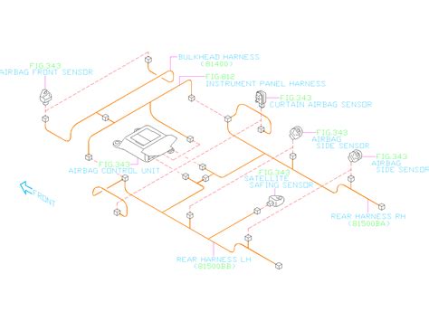 Subaru Impreza Wiring Harness Center Bulkhead. MAIN - 81402FL01B | Kirby Subaru, Ventura CA