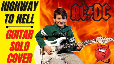 Highway to hell guitar solo cover - YouTube