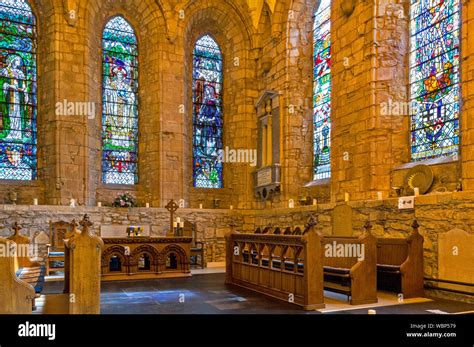 DORNOCH SUTHERLAND SCOTLAND DORNOCH CATHEDRAL INTERIOR IMPRESSIVE ...