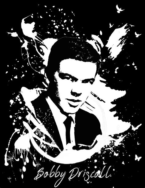 Famous Bobby Driscoll artwork Mixed Media by Michael Earch