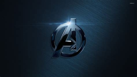 Black metallic Avengers logo wallpaper - Movie wallpapers - #48579