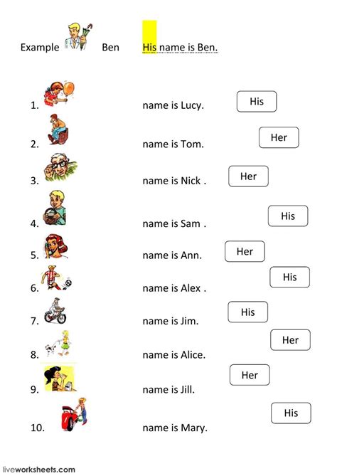 personal pronouns worksheet | Clipart Betty