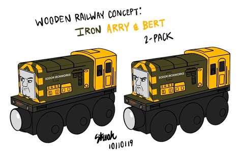 Wooden Railway Concept for Arry and Bert Pack by Kingofallkongs on DeviantArt