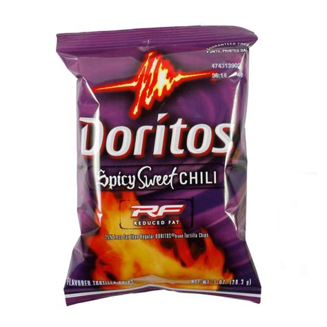 Doritos Reduced-Fat Spicy Sweet Chili Chips Single-Serve 1 Oz Bag 72/Case-Cartnut.com