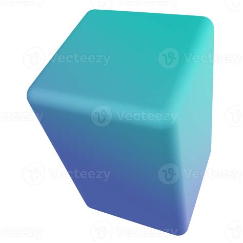 Cuboid 3D Render Icon 14919650 PNG