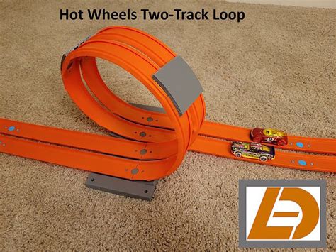 Two-Track Loop for Hot Wheels Cars and Monster Trucks 3D model 3D ...