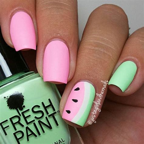 Watermelon Nails - Pretty Designs